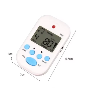 LCD Mini Metronome Tai nghe chuyên nghiệp đầu ra Clip-on Túi Metronome thực tế nhựa kỹ thuật số tiến độ Metronome - Product Image 5