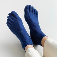 Chaussettes à cinq doigts séparés, coton personnalisé Japon Corée, unisexe, sport, antidérapantes, chaussettes à cinq doigts