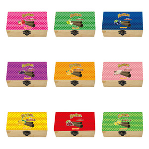 Scatola di legno all'ingrosso con vassoio di rotolamento naturale fatto a mano in legno tabacco e scatola di stoccaggio di erbe in legno scatola di stoccaggio per fumatori - Product Image 4