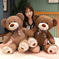 Boneka Beruang Teddy Kustom Berkualitas Tinggi dengan Lapisan Jala Bahan Lembut Pereda Stres untuk Ulang Tahun & Hadiah OEM/ODM MOQ Rendah