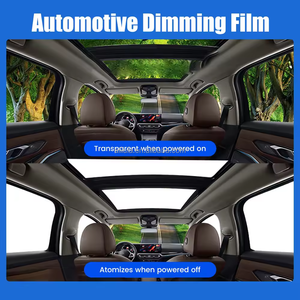 Film intelligent pour voiture, verre PDLC commutable, teinte de fenêtre électrique, confidentialité, teinte électronique amovible pour fenêtre de véhicule - Product Image 6