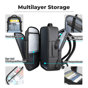 2025 sac à dos pour ordinateur portable approuvé sur mesure de grande capacité USB convivial pour les voyages d'école transporter un sac à dos d'affaires - Product Image 6