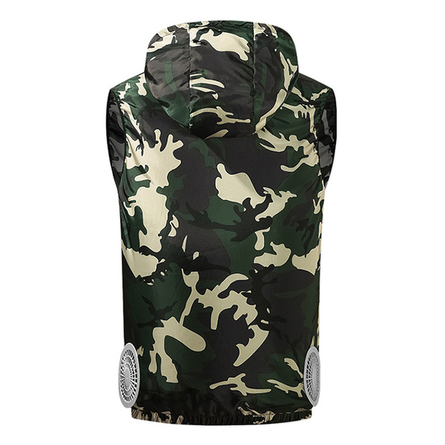 Air Conditioned Cooling Fan Jacket USB Cooling Fans Coat UV Protection Fan Clothes for Labor Worker