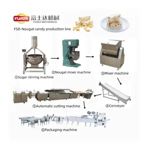 Máquina para fabricación de dulces pegajosos, línea de producción para pequeñas empresas