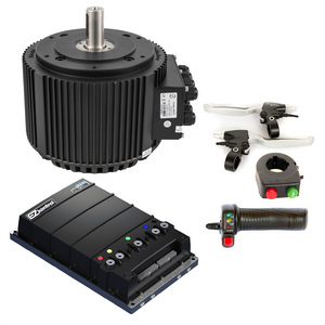 มอเตอร์ไร้แปรงถ่านกำลังสูง ระบายความร้อนด้วยน้ำ 72V 10KW 4500rpm สำหรับเรือ ประสิทธิภาพ IE3 48V-4500 ติดตั้งแบบหน้าแปลน ปิดมิดชิด - Product Image 1