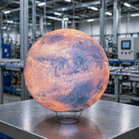 Ballon gonflable PVC personnalisé avec logo, planètes du système solaire, imperméable, pour décoration d'événements