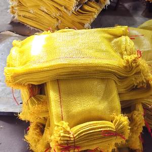 Bolsa de Malla Tubular de Polipropileno Amarilla de 30 kg, Bolsa de Malla para Verduras de 50*80 cm - Product Image 4