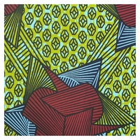 Tela de cera con estampado africano, tela de estampado de cera, estilo java, venta al por mayor
