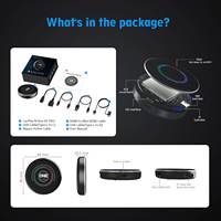 Caja Inteligente Inalámbrica CarPlay con Qualcomm 6225, 8G+128G, 4G, SIM, Actualización OTA, Salida de Video, Adaptador Android Auto para YouTube