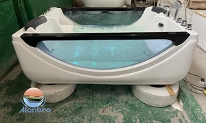 อ่างอาบน้ำทำจากแก้วสองชั้นแบบตั้งได้ทำจากอะคริลิค - Product Image 3