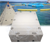 JSM JSM23167 MDPE Ponton flottant modulaire durable, maison flottante, quai flottant mobile, rotomoulage, installation facile, personnalisable