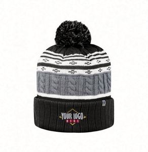 Personalized Knit Beanie <b>Hat</b> Custom Logo Embroidery Winter Outdoor Casual <b>Hat</b> - Product Image 4