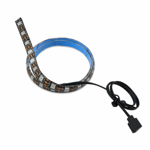 ไฟ LED SMD 5050 <span class=keywords><strong>RGB</strong></span> แบบปรับแต่งได้ 12V พร้อมขั้วต่อแม่เหล็กอเนกประสงค์ สำหรับตกแต่งเคสคอมพิวเตอร์ เกมมิ่งคอมพิวเตอร์ DIY มีสินค้าในสต็อก - Product Image 3