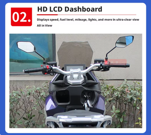 Scooter Eléctrico de Dos Ruedas, 1500W, 31-40km/h, Batería de Litio de 60V 31-40Ah, 200kg, Plegable, con Aplicación Digital, de Fábrica China - Product Image 3