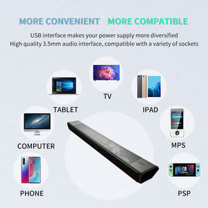 Barre de son Bluetooth CKD SKD avec 4 haut-parleurs intégrés et caissons de basses pour TV / PC - Product Image 4