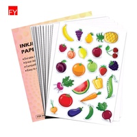 Papel Adhesivo Imprimible Resistente al Agua, Papel Vinilo PET Brillante/Mate para Impresora Láser