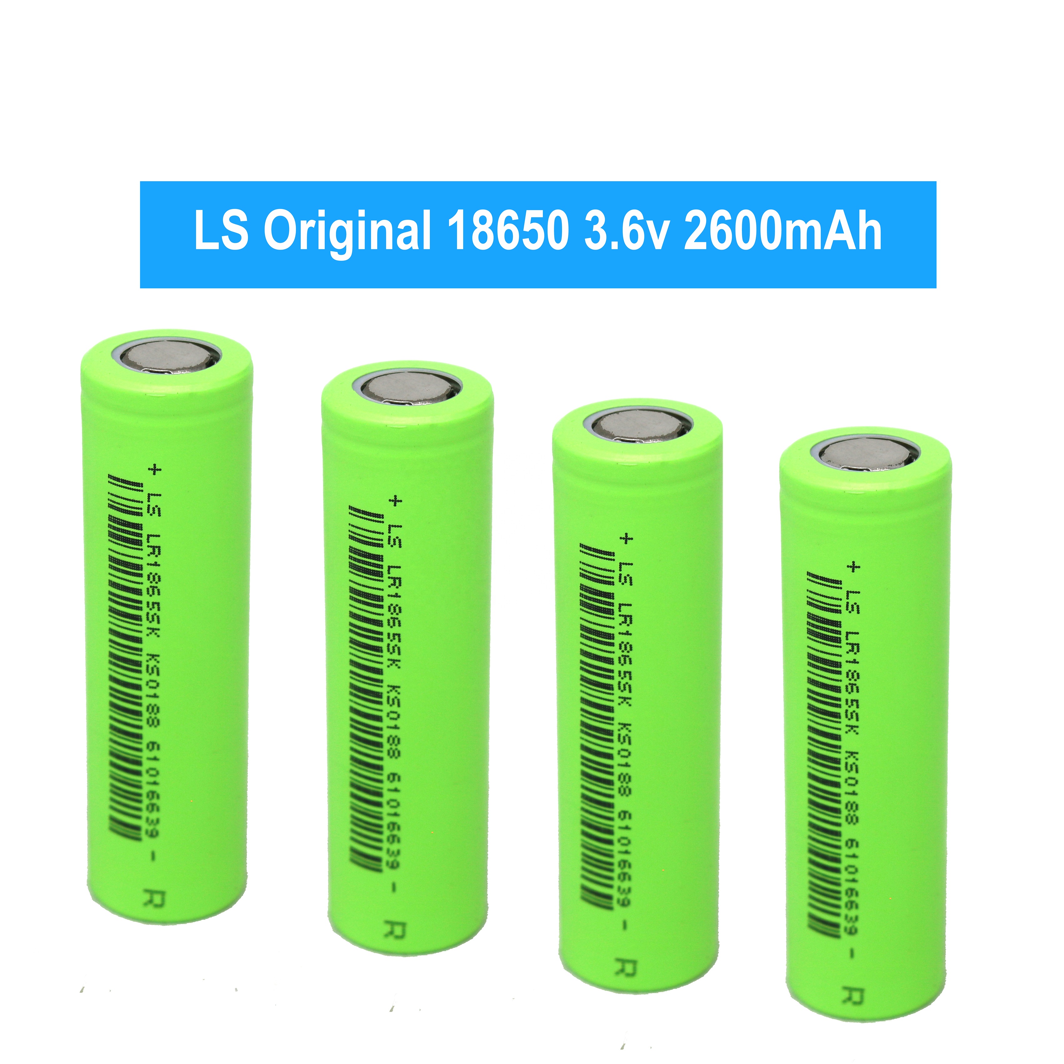 Lishen 18650 Lithium Ion Rechargeable Battery 2600mAh for Electric