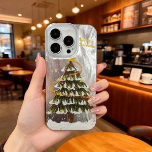 Coque de téléphone de qualité supérieure en PC antichoc avec motif animal de Noël pour 16 Pro Max/14/15 Plus/13/12 Pro - Product Image 4