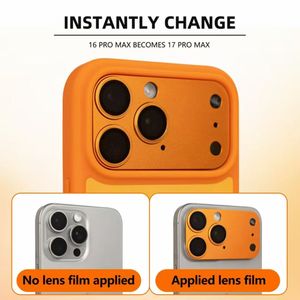 Verre trempé de haute qualité pour objectif d'appareil photo, vente en gros, pour iPhone 17 Series, <span class=keywords><strong>film</strong></span> de protection d'objectif de téléphone portable 17 Pro Max - Product Image 1