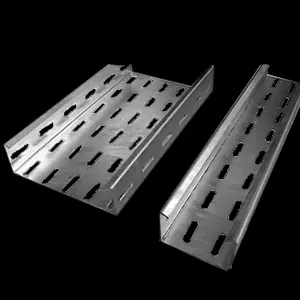 Under Desk Cable Trays Cable Organizer Wire Mesh Cable Tray Galvanized or Stainless Steel Acceptable 25-200mm 120kg/m