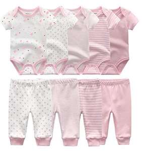 Conjunto de Ropa para Bebé Unisex de Algodón Puro Suave, de Alta Calidad, Económico, a la Moda, con Logotipo Personalizado, para Primavera/Verano - Product Image 6