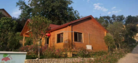 Les villas en acier légères préfabriquées de style chinois de conception imperméabilisent les maisons provisoires de bureau
