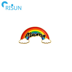 Pins de Esmalte Metálicos Personalizados de Fábrica con Logotipo, para el Día de la Madre y del Padre, Pins de Solapa de Esmalte Suave y Duro, Broches con Insignia de Madre, Regalos - Product Image 2