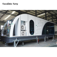 Kit de Luxe Flottant Kawagebo Kamp : Sous-Marin en Aluminium, Maison Flottante sur l'Eau, Coque de Yacht, Bateau-Maison, Pontons pour Péniches