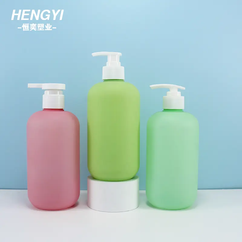 Pluche Hdpe 500Ml Shampoo Lotion Fles Gebruikt Voor Conditioner Body Lotion