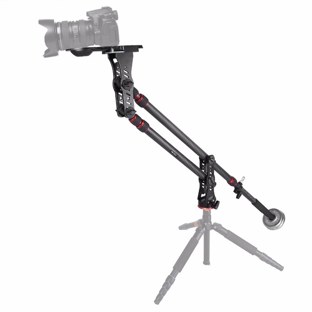 High Quality Carbon Fiber Alloy 2m Portable Professional Video Camera Jib Crane for Camera
