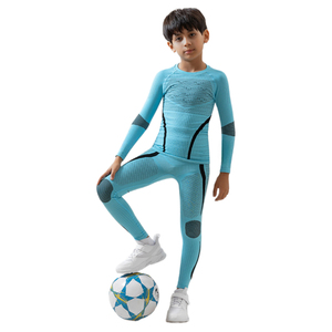 Ensemble de <span class=keywords><strong>sous</strong></span>-vêtements thermiques imprimés à séchage rapide pour enfants, hommes et femmes, pour le <span class=keywords><strong>ski</strong></span> en plein air, la course à pied et le cyclisme en automne/hiver, vêtements de compression - Product Image 3