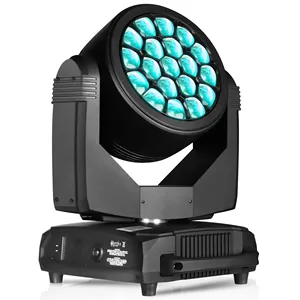 Guangzhou 2023 sıcak satmak 19*40W LED hareketli kafa arı göz Zoom yıkama ışın FX 800W sahne DJ tiyatro ışık