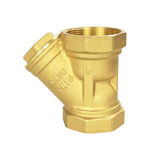 Filtro de Tubería de Latón Tipo Y de Precisión Tangke DN15, Filtro de Máquina, Pantalla de Filtro Engrosada, Purificador de Agua, Filtro de Agua al por Mayor - Product Image 1