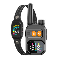 Intelligenter Ferngesteuerter Hundetrainer Bellabschreckung 2600FT Effektive Reichweite IP67 Wasserdicht Wiederaufladbar