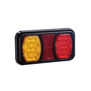 100% étanche ADR 10-30V Rectangle camion remorque bateau combinaison <span class=keywords><strong>feu</strong></span> arrière DI <span class=keywords><strong>Stop</strong></span> LED feux de remorque - Product Image 1