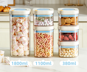 Lot de 24 contenants alimentaires multifonctionnels en PP moulé par injection, hermétiques et écologiques, pour grains de café - Nouveauté en gros - Product Image 5