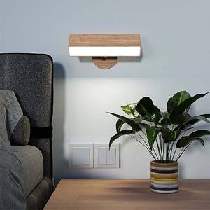 Lámpara Nocturna LED Táctil con Base de Madera, Luz Blanca Cálida 2700K, Funciona con Batería, CRI 90, 25000 Horas de Duración, Regulable, Diseño Tulipán para Dormitorio - Product Image 5