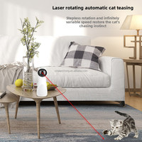 Jouet laser interactif intelligent pour chat, forme de chat blanc, ABS, laser automatique pour animaux de compagnie, minuterie intelligente