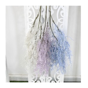 Flores artificiales Meiyu Craft, hierba flocada para colgar en la pared, de 30cm a 100cm, decoración de plantas verdes artificiales para bodas, hogar, hotel, fotografía. - Product Image 5