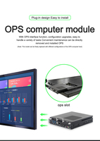 Module OPS Intel I5 de 12e génération, H610, 16 Go de RAM, 256 Go de SSD, Windows 11 Pro, lecteur d'affichage numérique pour tableau blanc interactif