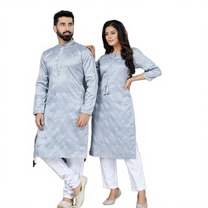 New Trending Muslim Abaya Dress for <b>Men</b> in Modest Muslimah Styling Long Sleeve Cotton Anti-static Breathable <b>Thobe</b> - Product Image 2