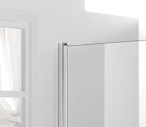 Pantalla de <span class=keywords><strong>ducha</strong></span> de vidrio <span class=keywords><strong>plegable</strong></span>, pantalla de bañera - Product Image 2