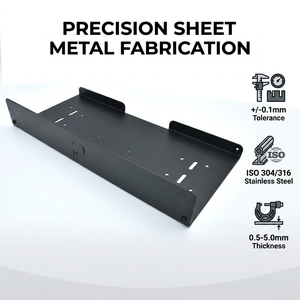 Prototypage rapide, couvercle de protection en tôle d'aluminium 5052 avec certification ISO pour la protection des cartes de circuits imprimés - Product Image 2