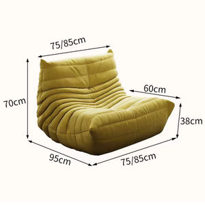 أريكة استرخاء جلدية مفرغة من الهواء قابلة للضغط بتصميم مخصص لغرفة المعيشة وغرفة النوم - Product Image 4