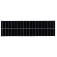 Panel Solar de Doble Vidrio BC de Grado Industrial, Vidrio Templado Grueso Anti-UV, Celda BC Tipo N con Baja Degradación Anual