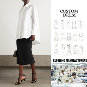 تنورة عصرية متوسطة الطول من الساتان بخصر مرتفع تسمح بالتهوية للربيع كاجوال أنيق أسود متين وأنيق بكشكشة سادة مصبوغة من الشيفون الشائع - Product Image 1