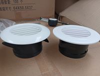 Disque de ventilation rond de 75 mm au design moderne pour climatiseur de bureau, diffuseur d'air frais