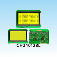 CH240128L 240x128 COB Modul LCD Grafis Dot Matrix LC7981 Port Paralel 8-bit Pemasok Layar LCD Grafis 240x128 114.0x64.0mm