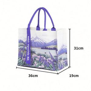 Sac fourre-tout en toile haut de gamme personnalisé pour entreprise avec poignée en coton, bandoulière unique et motif de logo tridimensionnel - Product Image 4