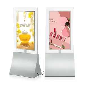 Cửa hàng cửa hàng cửa sổ treo quảng cáo trong suốt Màn hình độ sáng cao hai mặt cửa hàng LCD kỹ thuật số biển Cửa sổ hiển thị